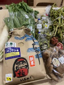 美味しんぼでお馴染みの枝豆とオーガニックの玄米