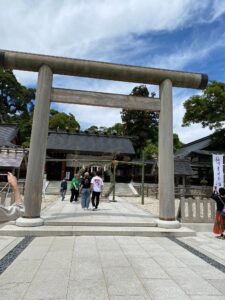 タクシーツアーで元伊勢三社参拝